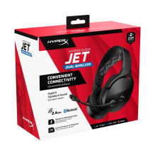 HyperX Cloud Jet Dual Wireless Gaming Headset, Black HyperX Cloud Jet Dual Wireless Gaming Headset, Black