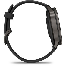 Garmin Venu 4 Smart Watch 41mm, GPS, Black with Dark Gray Silicone Band EU