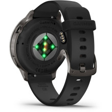 Garmin Venu 4 Smart Watch 41mm, GPS, Black with Dark Gray Silicone Band EU