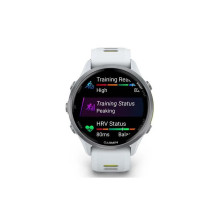 Garmin Forerunner 970 - 47mm - Whitestone / Transl. Amp Yellow