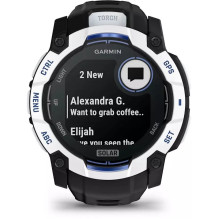 Viedpulksteni Garmin Instinct 3 - 50 mm, Supernova Edition, Solar, Whitestone / Black sports watch Viedpulksteni Garmin Instinct 3 - 50 mm, Supernova Edition, Solar, Whitestone / Black sports watch