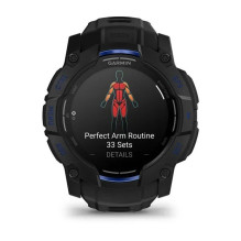 Garmin „Instinct 3 AMOLED“, 50mm, juoda / mėlyna Garmin „Instinct 3 AMOLED“, 50mm, juoda / mėlyna