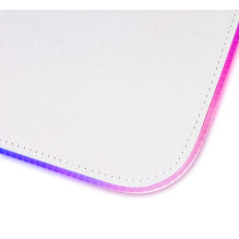 Deltaco gaming mouse pad USB, RGB, white