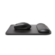 ERGOSOFT MOUSEPAD W. WRIST REST FOR STANDARD MOUSE BLACK ERGOSOFT MOUSEPAD W. WRIST REST FOR STANDARD MOUSE BLACK