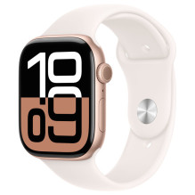 Watch Apple Watch Series 10 GPS + Cellular 46mm Rose Gold Aluminium Case with Sport Band M / L - Light Blush Watch Apple Watch Series 10 GPS + Cellular 46mm Rose Gold Aluminium Case with Sport Band M / L - Light Blush