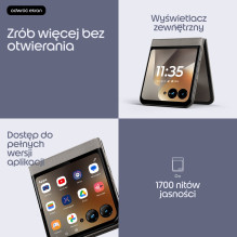 Motorola Razr 70 5G Išmanusis telefonas 8GB / 256GB, hematitas Motorola Razr 70 5G Išmanusis telefonas 8GB / 256GB, hematitas