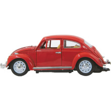 Jamara VW Käfer 1:18 RC metāla tālvadības automašīna 27 MHz Red 6+ Jamara VW Käfer 1:18 RC metāla tālvadības automašīna 27 MHz Red 6+
