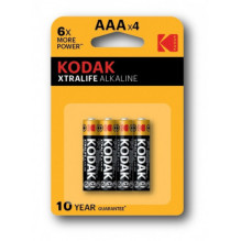 Kodak XTRALIFE Alkaline AAA 4-pack