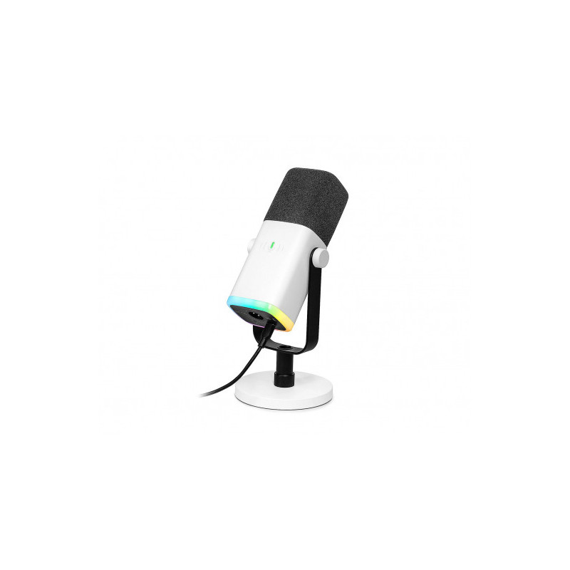 „Fifine AmpliGame AM8 RGB“, balta