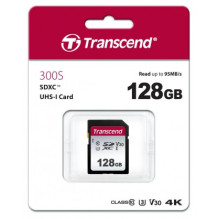 Transcend 300S / 128GB SDXC 10 klasė