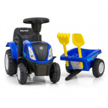 Milly Mally transporto priemonė „Rider“ New Holland T7 traktorius mėlynas Milly Mally transporto priemonė „Rider“ New Holland T7 traktorius mėlynas