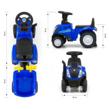 Milly Mally Vehicle Rider New Holland T7 Tractor Blue Milly Mally Vehicle Rider New Holland T7 Tractor Blue