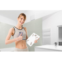 Skaitmeninės Svarstyklės - ELDOM TWO550B Smart asmeninės svarstyklės 180 kg, Body Fat, Bone Mass, Water