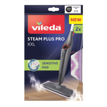 Garų Šluostės Priedas - Vileda Steam Plus XXL Sensitive Microfibre Refill, Washable 60°C