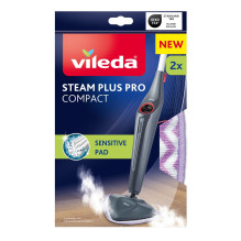 Garų Šluostės Priedas - Vileda Steam Plus Sensitive Microfibre Refill, Washable, 60°C Garų Šluostės Priedas - Vileda Steam Plus Sensitive Microfibre Refill, Washable, 60°C