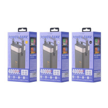 Returned item External battery Power Bank Remax RPP-596 22.5W 40000mAh gray Returned item External battery Power Bank Remax RPP-596 22.5W 40000mAh gray