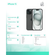 iPhone 15 256GB - Black