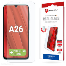 DISPLEX Real Glasschutzfolie für Samsung Galaxy A26 ekstremaliai ir kratzeriui atsparus, Kantenschutz, Real Glass