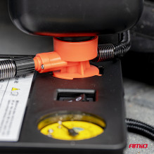 Zestaw naprawczy do opon z kompresorem 31mm 12V AMIO-04930