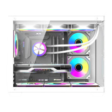 Computer case - darkFlash B275 PRO Mini Tower, M-ATX / ITX, 6 fans, white