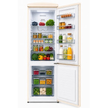 Ravanson LKK-315RM Retro Fridge 597 mm x 707 mm x 1943 mm , 315 l , Total No Frost , Energy Class E , Cream
