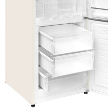 Ravanson LKK-315RM Retro Fridge 597 mm x 707 mm x 1943 mm , 315 l , Total No Frost , Energy Class E , Cream