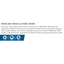 FRONTLINE Flea and tick spray for dogs and cats - 250 ml FRONTLINE Flea and tick spray for dogs and cats - 250 ml