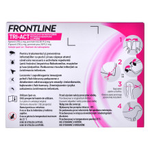FRONTLINE Tri-act L 20-40 kg - Parasite drops for dogs - 3 x 4 ml. FRONTLINE Tri-act L 20-40 kg - Parasite drops for dogs - 3 x 4 ml.