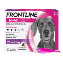 FRONTLINE Tri-act L 20-40 kg - Parasite drops for dogs - 3 x 4 ml. FRONTLINE Tri-act L 20-40 kg - Parasite drops for dogs - 3 x 4 ml.