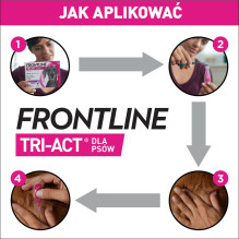 FRONTLINE Tri-act L 20-40 kg - Parasite drops for dogs - 3 x 4 ml. FRONTLINE Tri-act L 20-40 kg - Parasite drops for dogs - 3 x 4 ml.