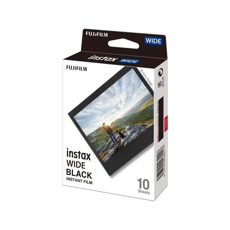 Nuotraukų popierius - Fujifilm Instax Wide Black Frame 10 Vnt. Spalva