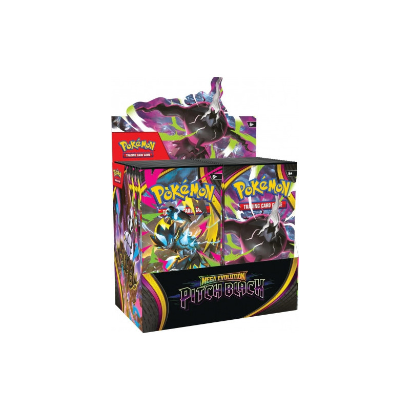 Kolekcionuojamos Kortelės - Pokémon TCG Mega Evolution Pitch Black Booster Box 36 Pcs