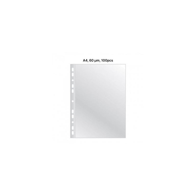 AD Class Document sleeves A4 transparent 60 microns, 100 pcs per pack (A4CC60-100)