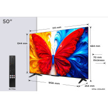 TCL S5L 50S5L TV 127 cm (50 colių) 4K Ultra HD Smart TV Wi-Fi Black 300 cd / m²