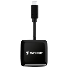 Kortelių skaitytuvas Transcend TS-RDC3. SD/microSD. USB 3.2. C tipo.