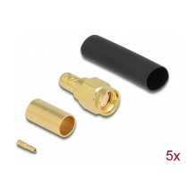 RP-SMA Stecker zum Crimpen...