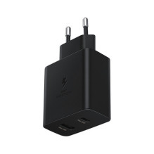 „Samsung“ maitinimo adapteris „Duo“, 35 W, maitinimo šaltinis „Micro“ + USB C tipo, juodas „Samsung“ maitinimo adapteris „Duo“, 35 W, maitinimo šaltinis „Micro“ + USB C tipo, juodas