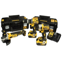 DEWALT DCK384P2T 18 V kombinuotas elektrinių įrankių rinkinys