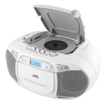JVC RC-E451W CD grotuvas Nešiojamas CD grotuvas Balta JVC RC-E451W CD grotuvas Nešiojamas CD grotuvas Balta