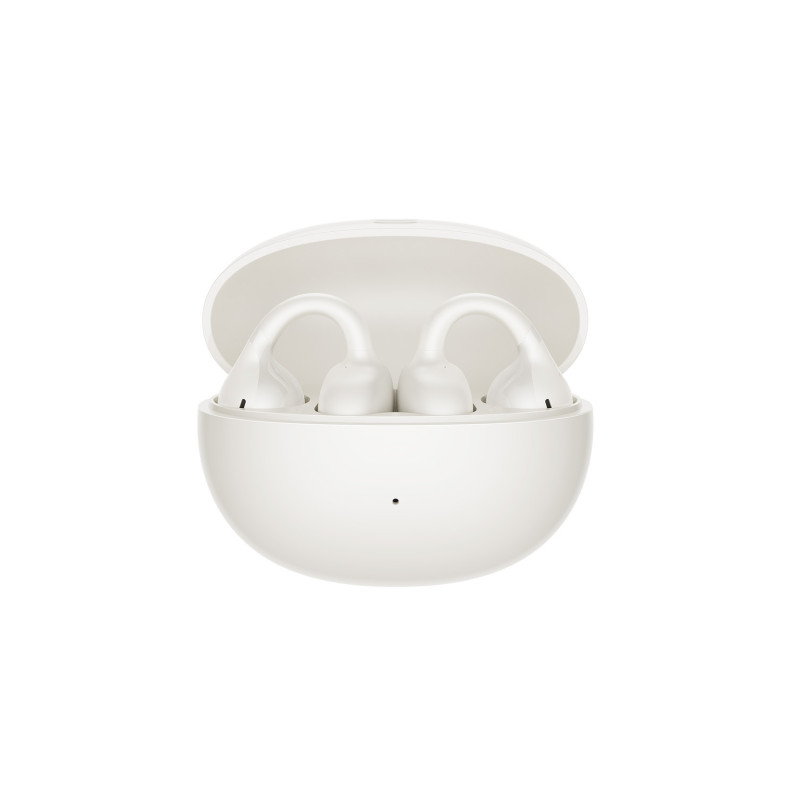 True Wireless Bluetooth 6.0 bezvadu austinas Bass BC1 ar uzlades korpusu balta krasa (6932172694425)