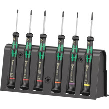 Wera Electronic screwdriver set + rack 6 pcs. 2050 / 6