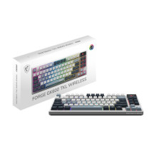 MSI FORGE GK600 TKL W SKY žaidimų klaviatūra belaidė