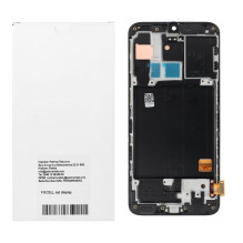 FIXCELL LCD ekranas, skirtas SAMSUNG A40 AMOLED su frame juodu (keisti stiklą) FIXCELL LCD ekranas, skirtas SAMSUNG A40 AMOLED su frame juodu (keisti stiklą)