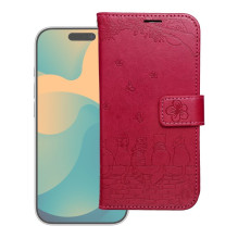 Flip case for iPhone 17 PRO MAX / 18 PRO MAX Mezzo Book cats red