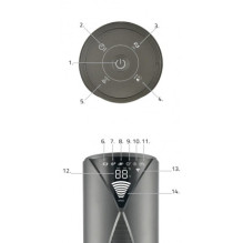 Lovio LVTF202Y24C-TI Tower Fan AirWave PRO Titan Lovio LVTF202Y24C-TI Tower Fan AirWave PRO Titan