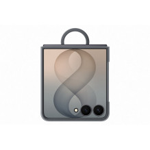 EF776CBE Silicone Ring Magnet Samsung Galaxy Flip 8, Black