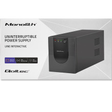 Nepertraukiamo Maitinimo Šaltinis (UPS) - Qoltec 53777 2000VA 1200W Atsarginis Nepertraukiamo Maitinimo Šaltinis (UPS) - Qoltec 53777 2000VA 1200W Atsarginis
