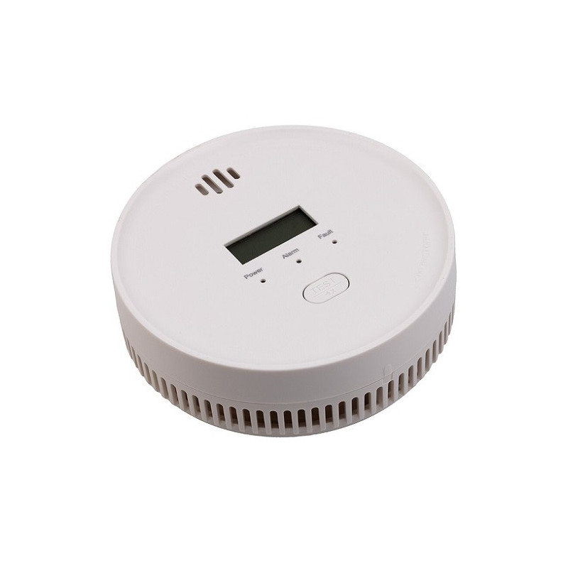 Dūmų ir CO detektorius - TUYA Dūmų Ir CO Detektorius, Wi-Fi, LCD Ekranas