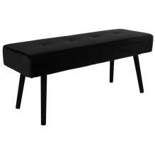 Hallway bench Skiby, black, 100x35x44cm