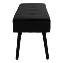 Hallway bench Skiby, black, 100x35x44cm